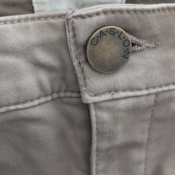 Nordstrom Caslon Khaki tan Chino Pants Size 10 - Picture 8 of 10